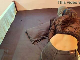 big ass stepmom passionately seduces sons friend in tight bedroom fuck