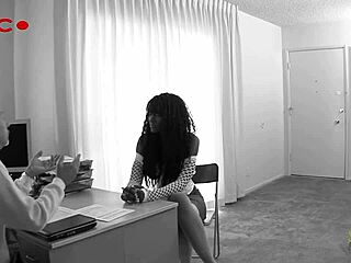 porn fan milf bends over for boss pounding in office