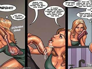 Cheating Husband Fucks Sexy Ebony Maid In Kitchen