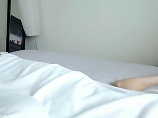 athena faris eye rolls hard with stepbro on bed