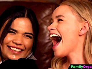 dark emo teen and bestie fuck stepdads in wild orgy