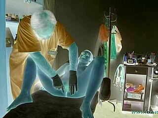 Ready for Denisa's wild gyno exam squirting?