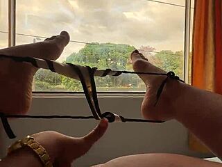 What a thrill masturbating while everyone walks by comment what you'd do from below