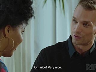 Brunette Rimjob Goddess Licks Ebony Ass Wild!