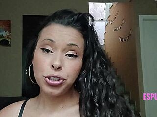 petite latina maia guides your thin cock humiliation pov flashing tits