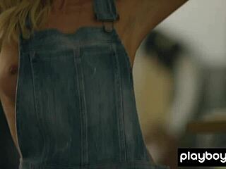 petite american blondie rachel harris bares her huge natural tits seductively