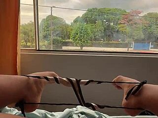 What a thrill masturbating while everyone walks by comment what you'd do from below