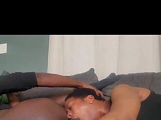 Southern ass licking deep throat blowjob