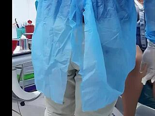 who knew dentist visit ends with huge cock down my throat!!