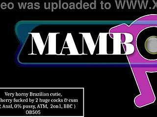Whoa! Super horny Brazilian cutie Bea Cherry takes 2 huge cocks DAP anal ATM BBC no pussy! 😱🍑💦