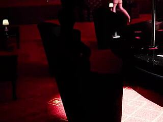 caught my wife cheating club dance turned deepthroat cowgirl creampie on huge cock