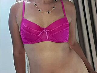 hot stepmom lets stepson snap her lingerie ass shakes