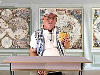 Teacher everlain teases student torcelini in tight pussy casting