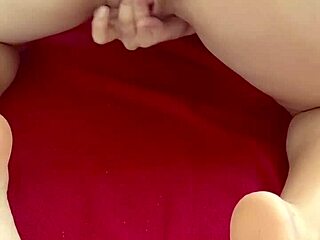 Hidden Camera Catches Brazilian Redhead Girlfriend's Solo Bedroom Ass Play