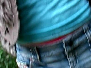 Michelle Moist blonde dogging outdoor blowjobs monster cock