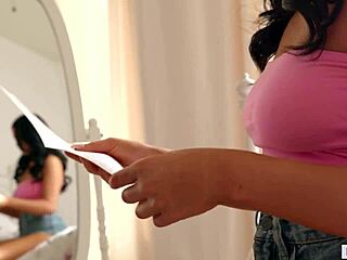 Girlsway Kenzie Reeves asks Jade Baker have you ever tried lesbian fun