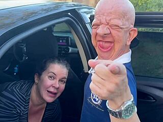 he came shy but left addicted to my huge tits hot mouth and mature woman's pleasure!