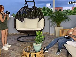 Andrea Castro's Horny Redhead Passion Ignites with Big Tits for Brian Evansx!