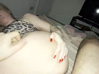 young stud bangs hot milf mommy hard on her bed