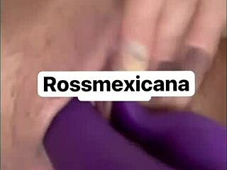 mexican beauty masturbates wildly with her thick dildo toy 😘🔥💦