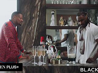 Serenity Cox's BBC gangbang: milf milks monster cocks cowgirl to facial?