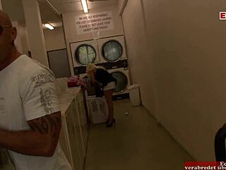 blonde milf big tits picks up guy for mouth cumshot naughty pickup