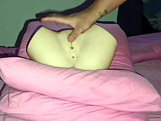 CANDY Takes Deep Missionary Anal Creampie Right On The Bed!