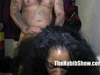 Hood Rican Tattoo MILF Fucks Thick Chocolate in Raw Reality