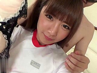 Whoa, this horny asian babe's uncensored cravings explode in wild jav frenzy!