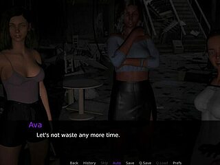 Brunette amazons play horror with small perky tits tease