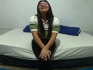 oh god, this gorgeous young latina's here to fuck me hard!