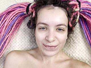 classmate slut bent over moaning as i fill her wet pussy deep