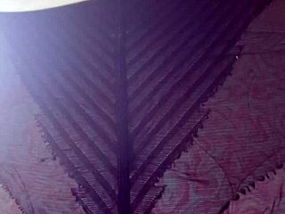 elza's huge curvy black ass in nylon tights dominates with panty sniffing fetish play