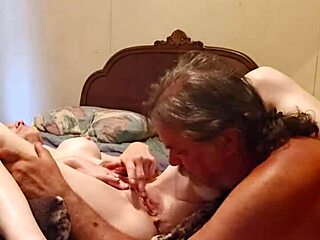 yo slapping cock on her juicy pussy drives her wild...