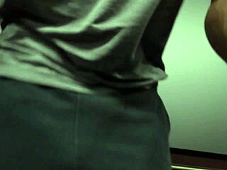 Snowbunny Glasses Tempt BBC Creampie in Dark Theater