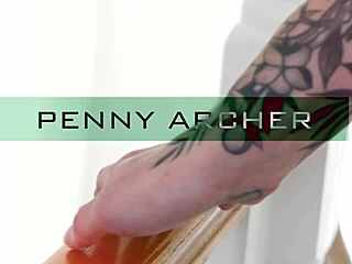 Tattooed Penny Archer Chokes on Rough Face Fuck Cumshot!