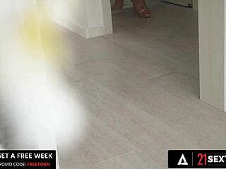 alexis high heels lead to footsie footjob anal pound?