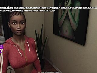 khaterine house party 2020 gameplay feels hotter with glasses on.