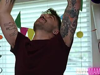 LIV'S BIRTHDAY WISH: STEPMOM POUNDED BY STEPSON IN NASTY ANAL TITSFUCK