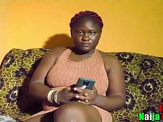 african bbw bigtits rides huge cock in casting