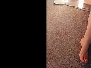 close up mature aunt's huge wet clit big pussy lips shaved plump