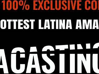 big ass latina bounces on huge white cock in pov cowgirl casting audition