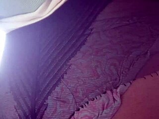 elza's huge curvy black ass in nylon tights dominates with panty sniffing fetish play