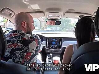 Milena ray picks up stranger for public fuck before bf notices 😏