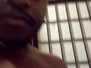 in the kitchen after dark llamasr cooks with big black cock bananas smashing her huge tits everywhere