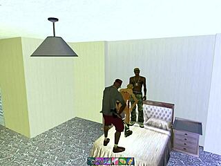 tainara's back for wild group sex with king bgo joining the surubao fun