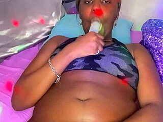 NATURAL BLONDE WITH HAIRY DARK SKIN PUSSY TEASES BIG TITS SOLO
