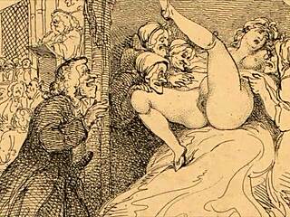 vintage EROTIC drawings from antique COMIC collections