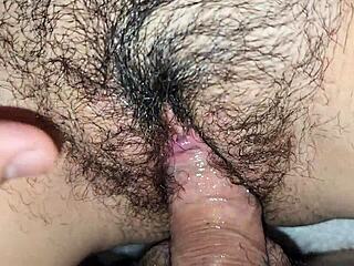 my stepsis pussy gets creampied easy in homemade roleplay