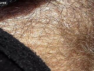 hairy mature flashes beaver in car!